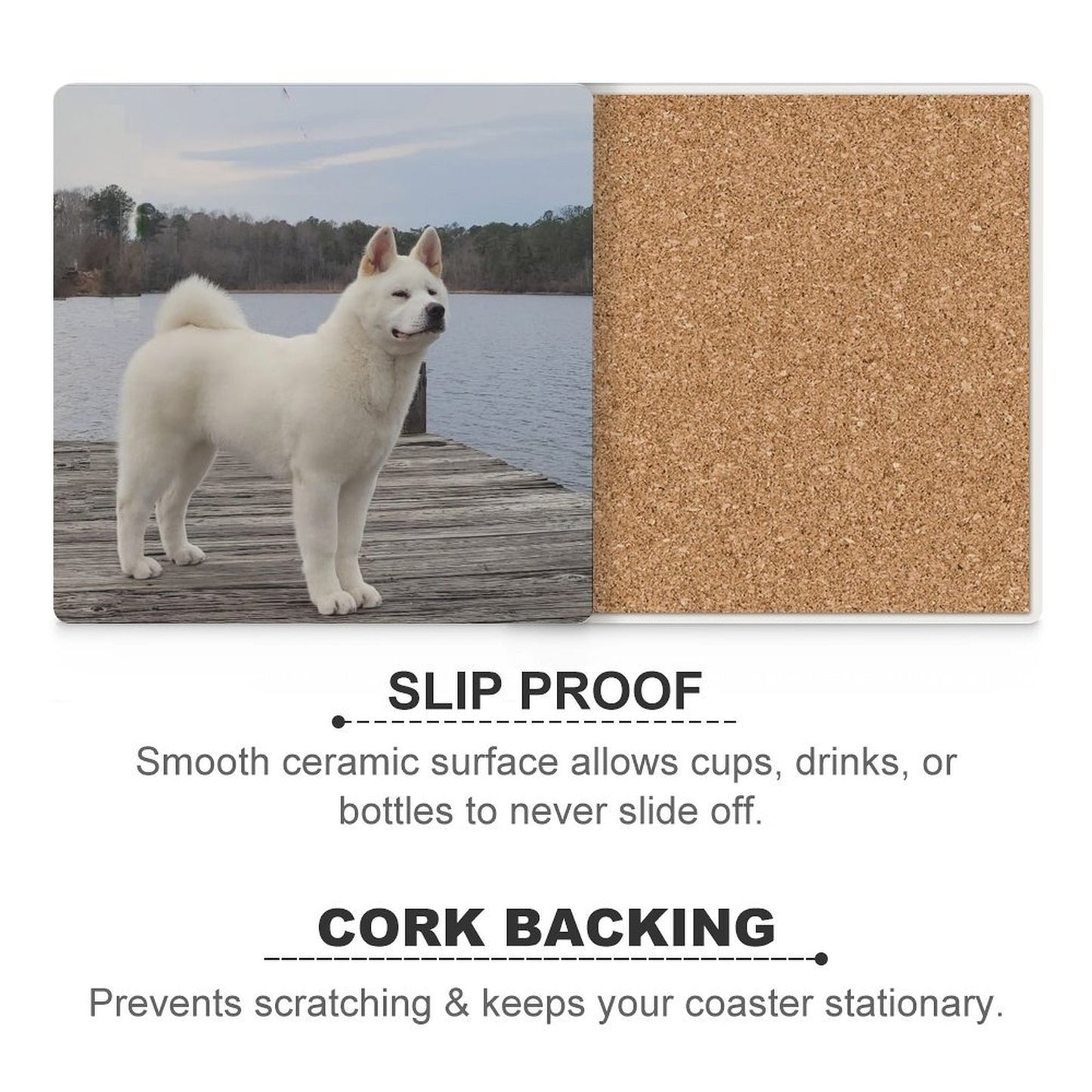 Custom Ceramic Coasters (Square)