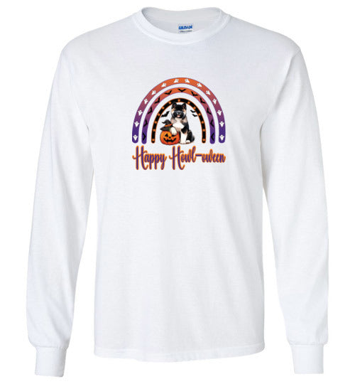 Akita Howl-oween Youth Gildan Shirts - WagALotBowWow