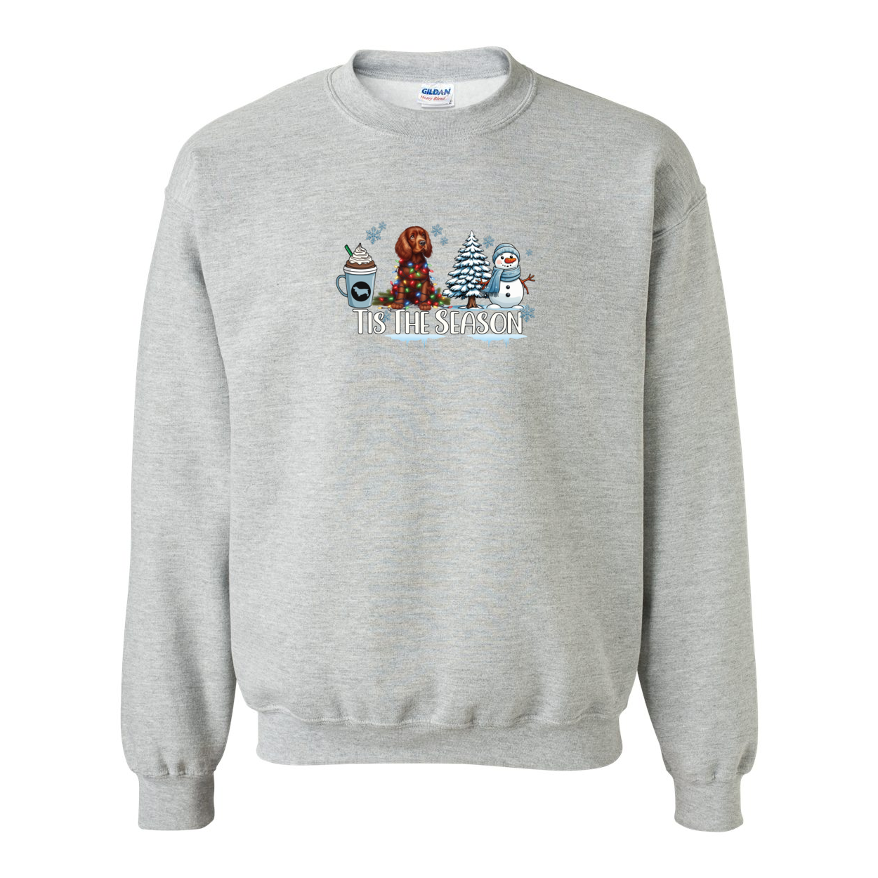 Sussex Tis The Season Winter Heavy Blend Crewneck Sweatshirt