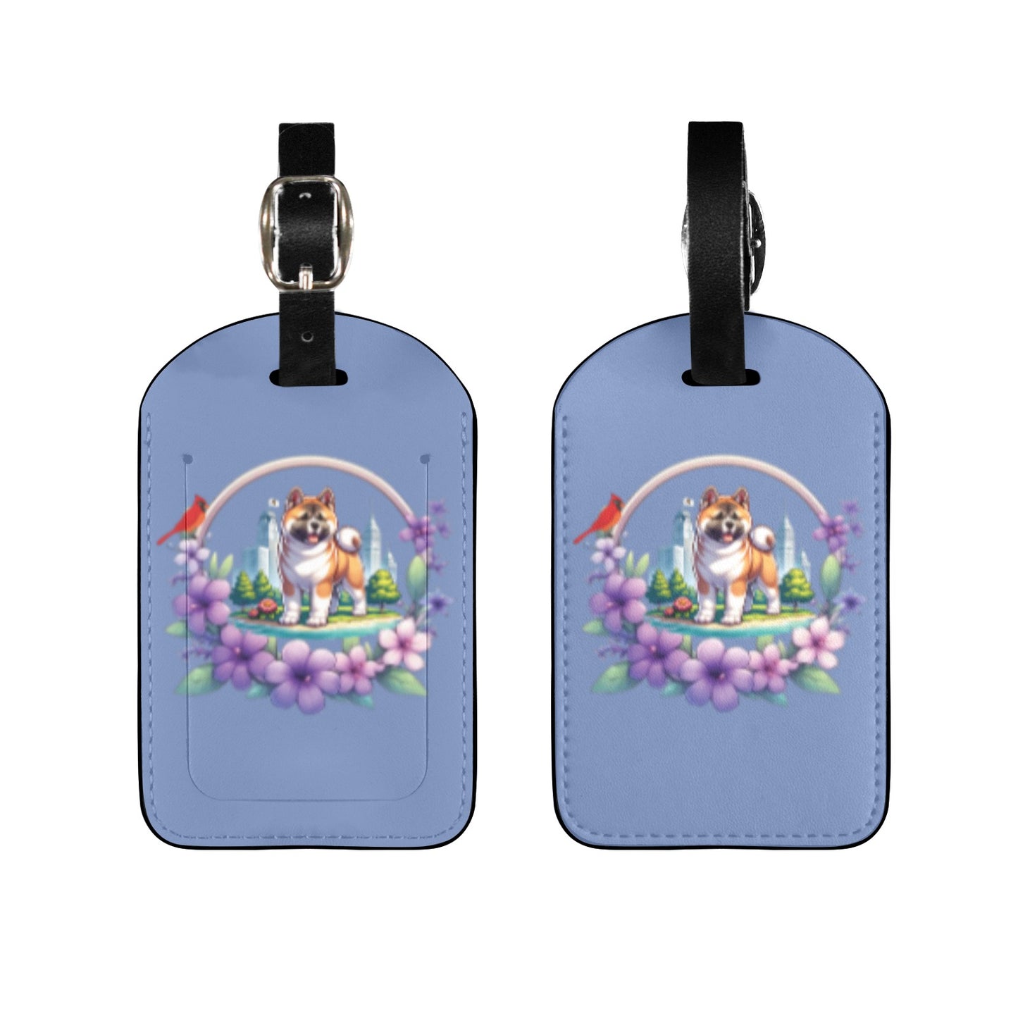IL Akita Luggage Tag