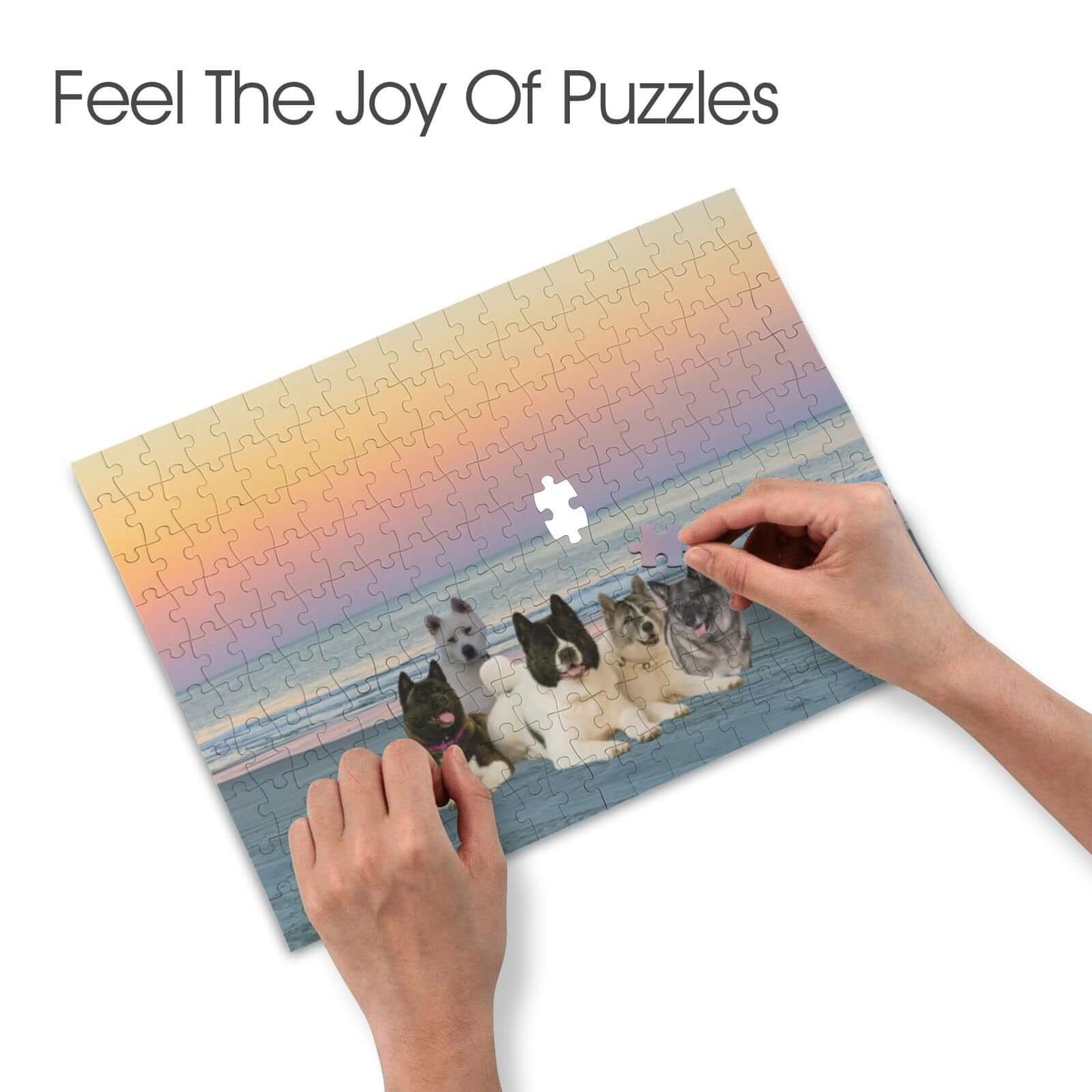 Custom 200-Piece Wooden Jigsaw Puzzles