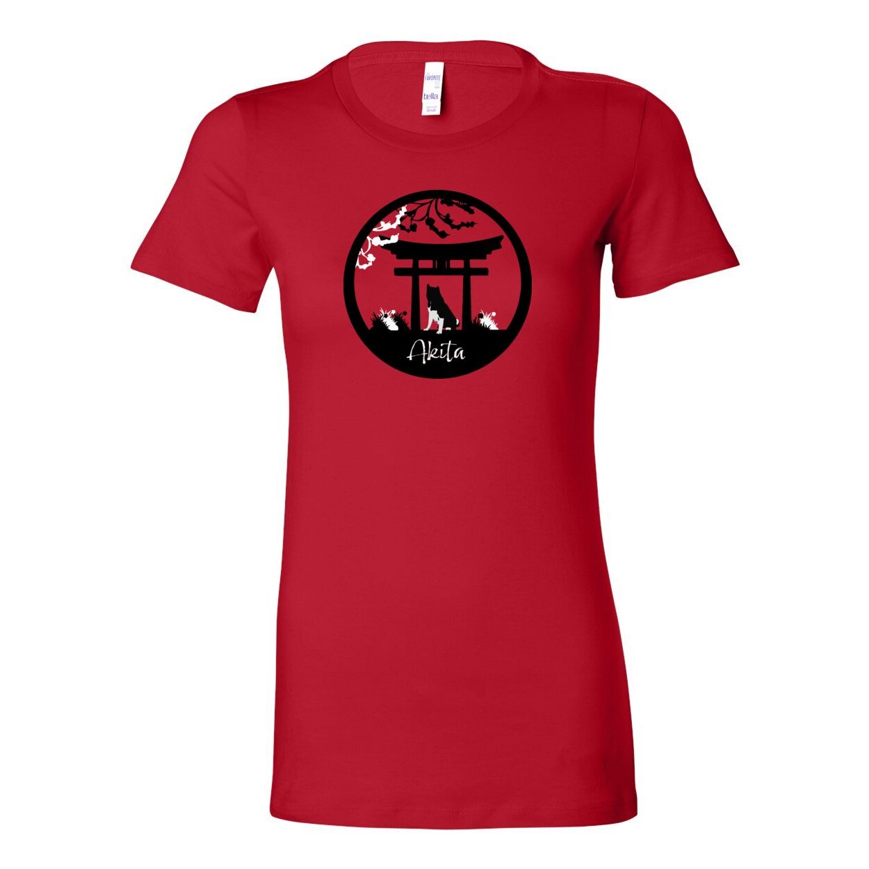 Black & White Breed Front Design Women's The Favorite Tee