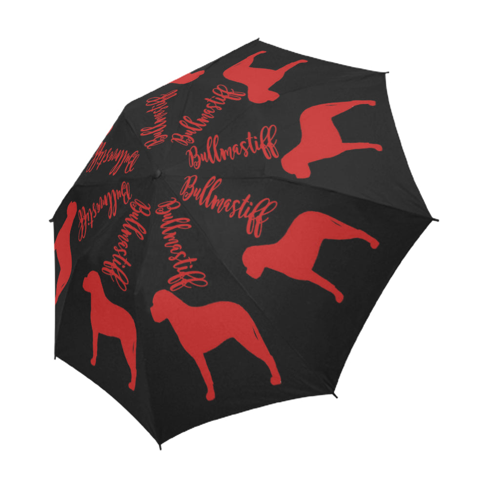 Bullmastiff Umbrella Semi-Automatic Foldable - WagALotBowWow