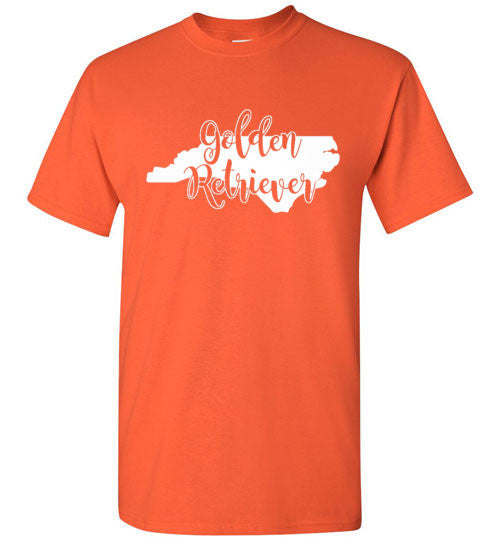 Unisex and Youth NC Golden Gildan Short Sleeve White Print T-Shirt - WagALotBowWow