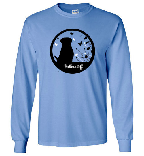 Bullmastiff Flowers Long Sleeve 2XL,3XL,4XL,5XL