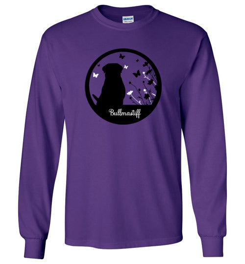 Bullmastiff Flowers Long Sleeve 2XL,3XL,4XL,5XL