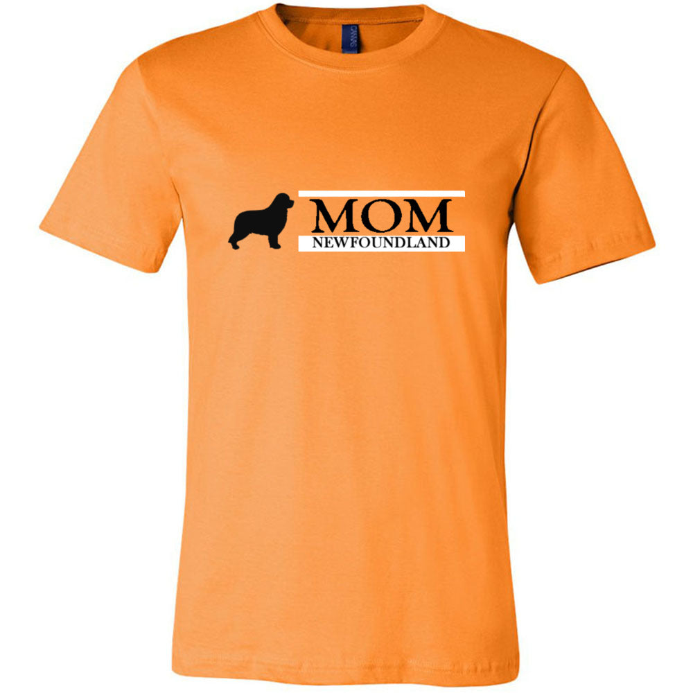 Newfoundland Mom Black Unisex Short Sleeve Jersey Tee - WagALotBowWow