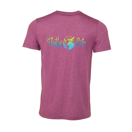 Flatty Life Front/Back Unisex SS Jersey Tee - WagALotBowWow