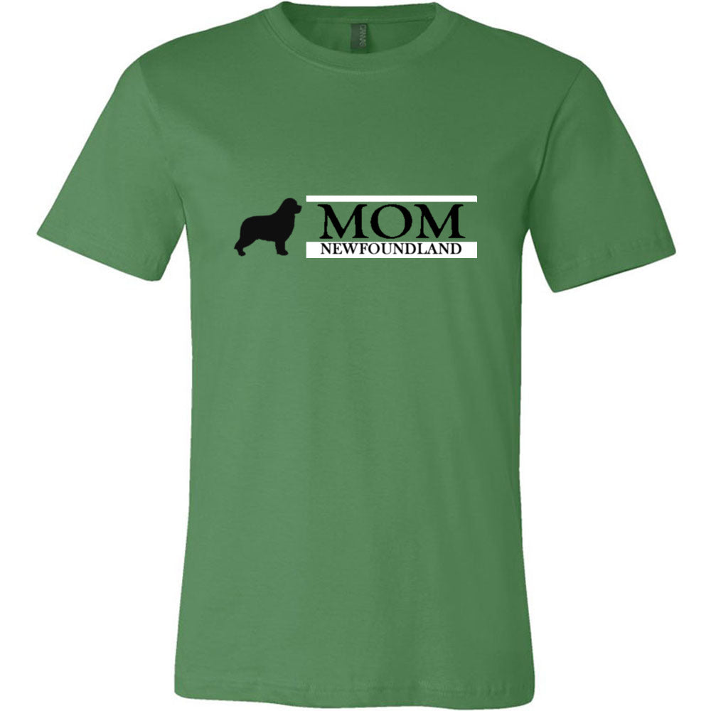 Newfoundland Mom Black Unisex Short Sleeve Jersey Tee - WagALotBowWow