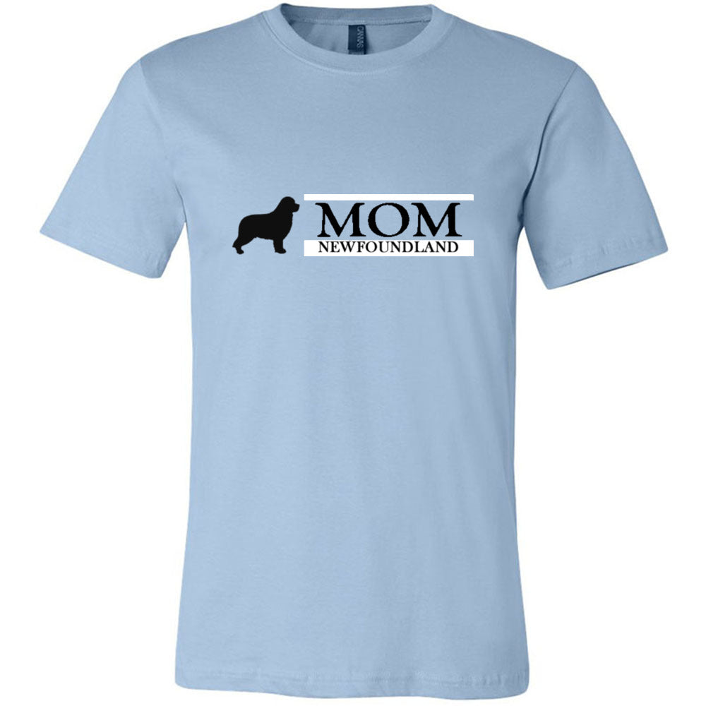 Newfoundland Mom Black Unisex Short Sleeve Jersey Tee - WagALotBowWow