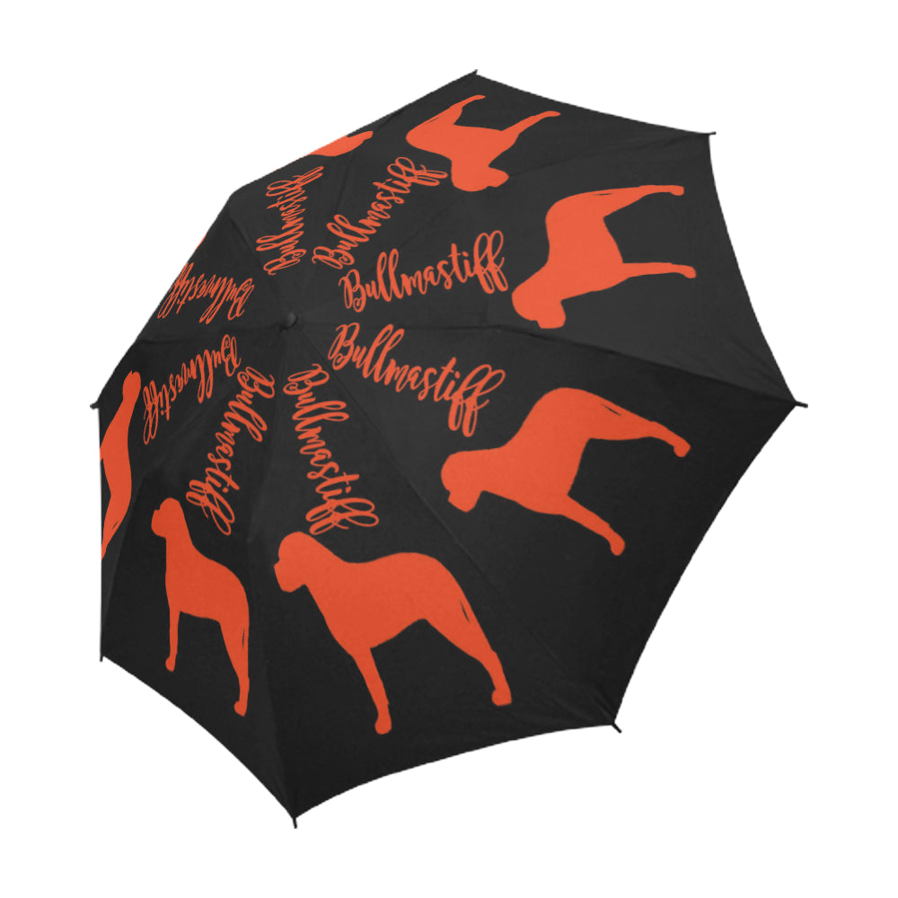 Bullmastiff Umbrella Semi-Automatic Foldable - WagALotBowWow