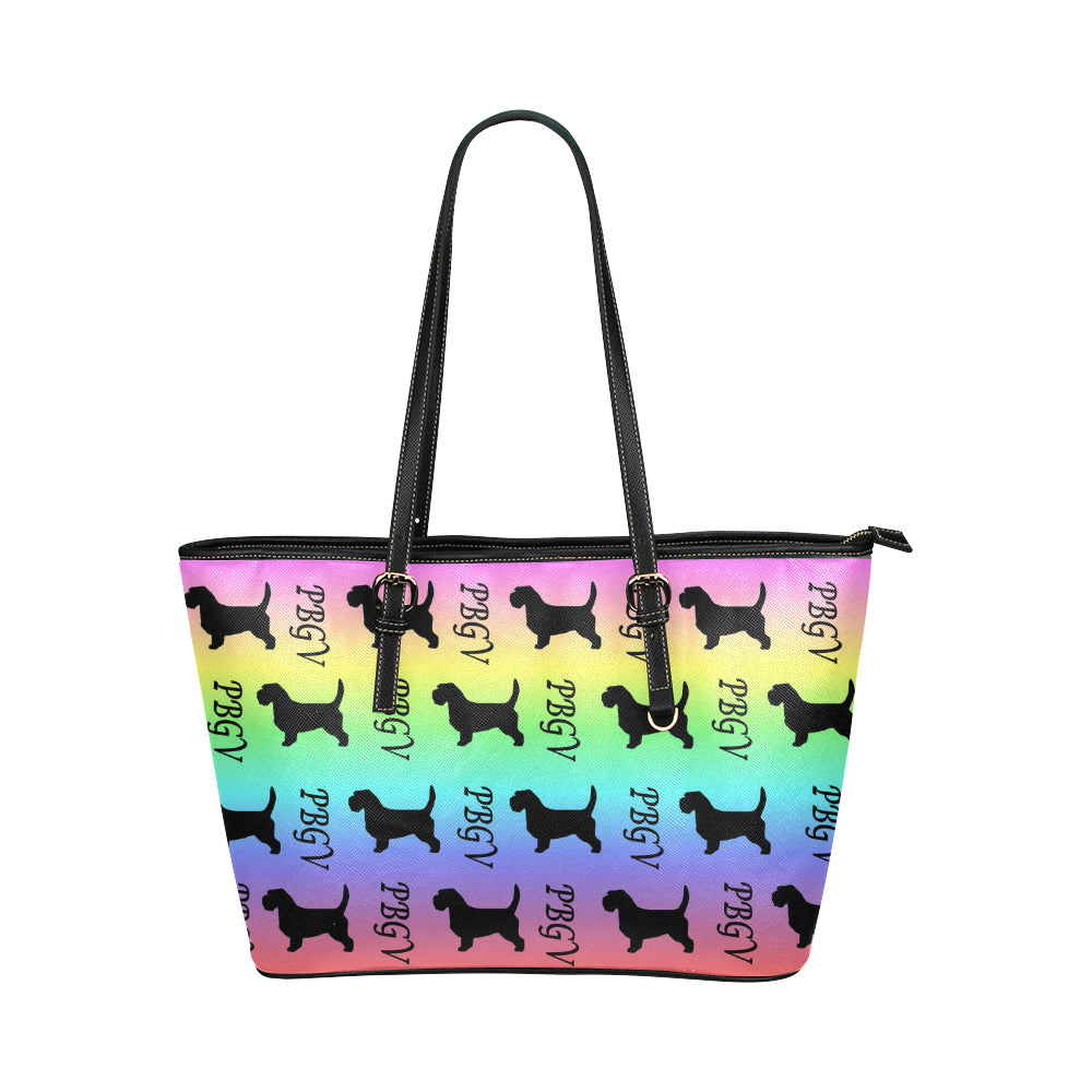 PBGV Leather Tote - WagALotBowWow