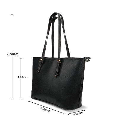 Flatty Leather Tote - WagALotBowWow