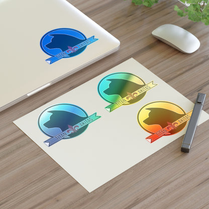 Titan Akitas Sticker Sheet — Dog Silhouette Decal Pack