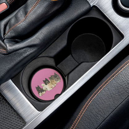 Car Coaster Custom Soapstone - Picture Kids, Dogs, Horses, or a Logo