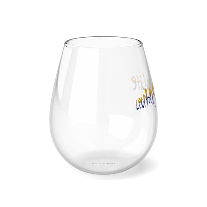 Custom Stemless Wine Glass, 11.75oz