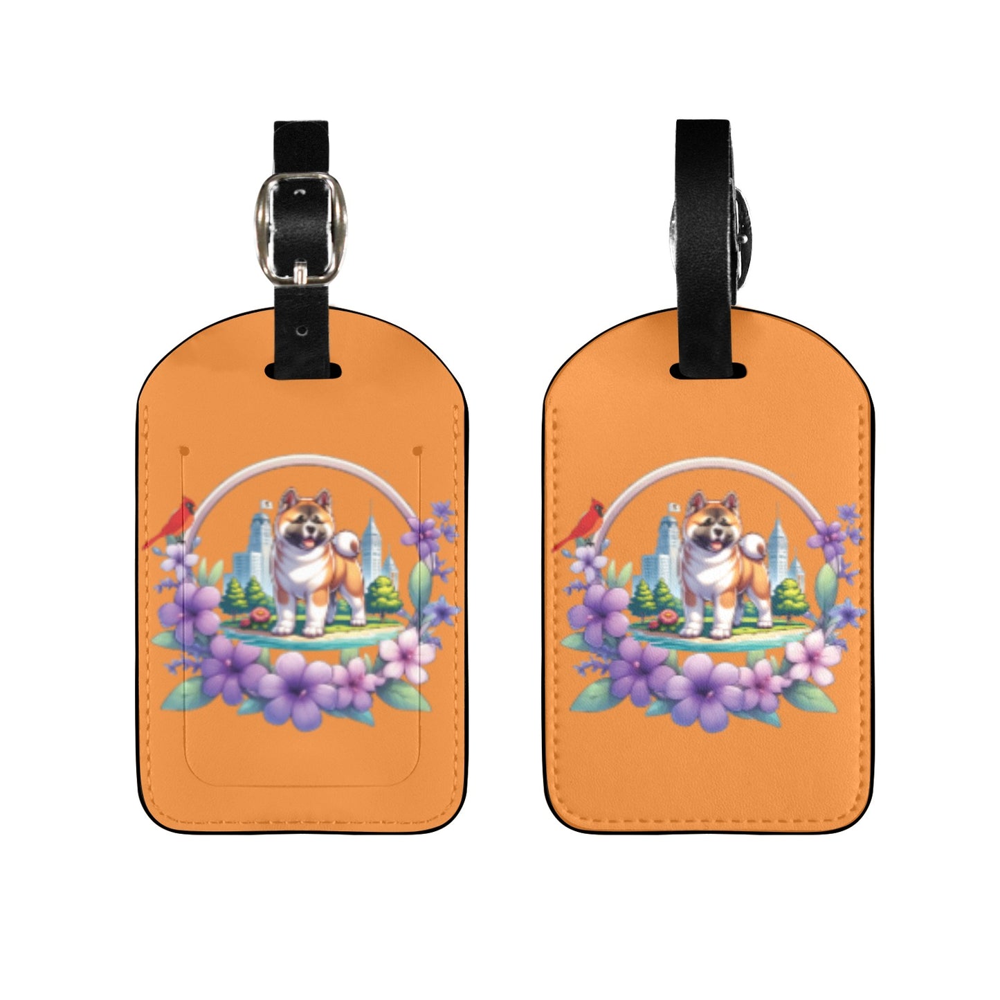 IL Akita Luggage Tag