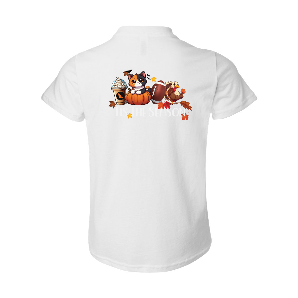 Calico Cat Tis The Season Fall Front/Back