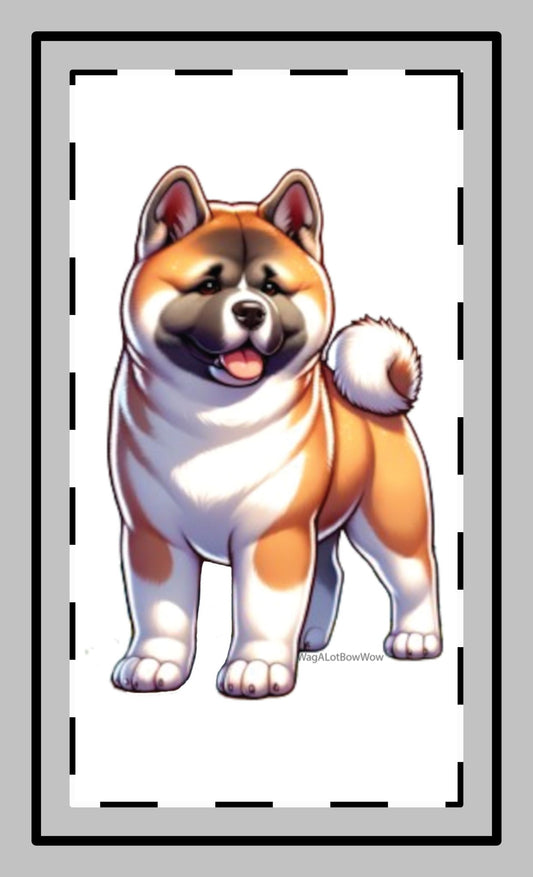 Fawn Akita Magnet