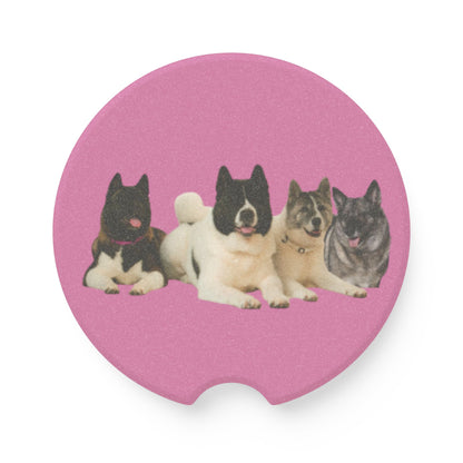 Car Coaster Custom Soapstone - Picture Kids, Dogs, Horses, or a Logo