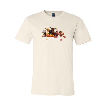 Labrador Tis The Season Fall Unisex Short Sleeve Jersey Tee