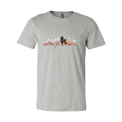 Leonberger Life Red/White Unisex SS Jersey Tee