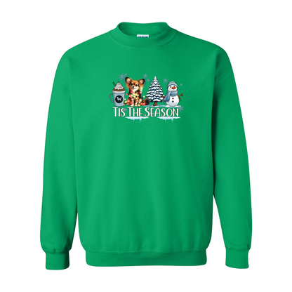 Russian Toy Tis The Season Winter Heavy Blend Crewneck Sweatshirt