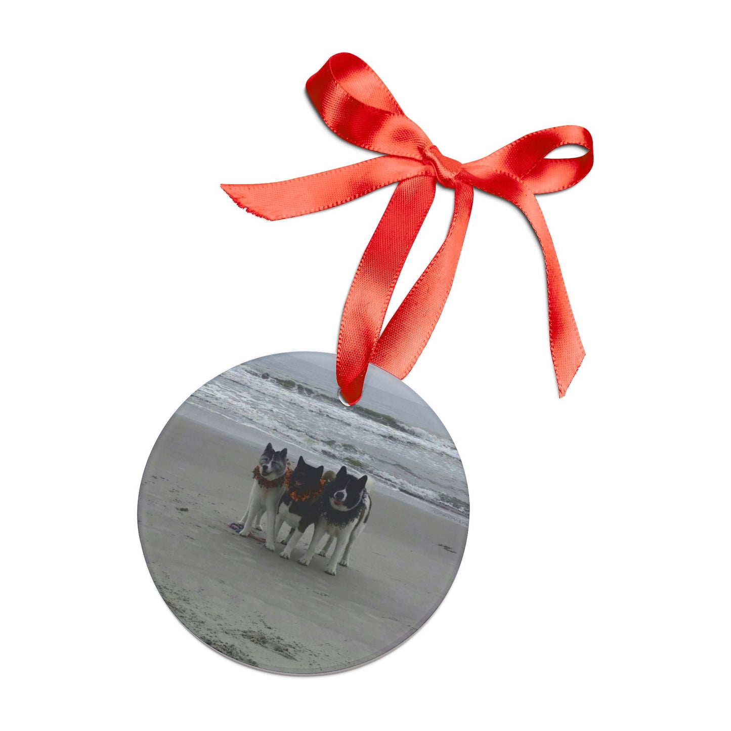 Acrylic Ornament with Ribbon