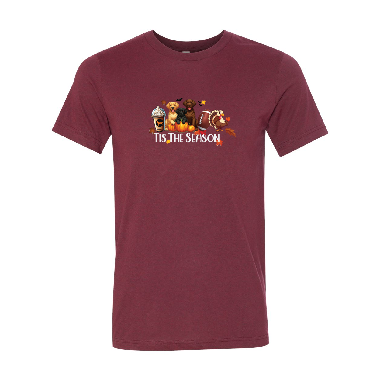 Labrador Tis The Season Fall Unisex Short Sleeve Jersey Tee