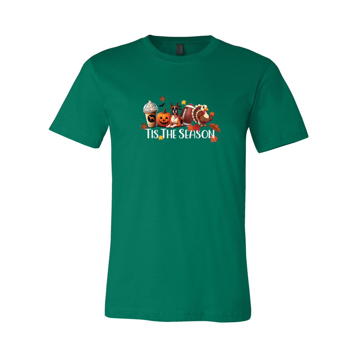 Boxer Tis The Season Turkey Unisex Short Sleeve Jersey Tee