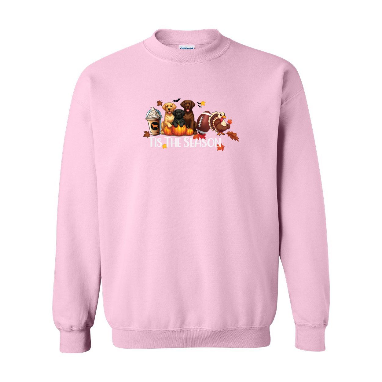 Labrador Tis The Season Fall Heavy Blend Crewneck Sweatshirt