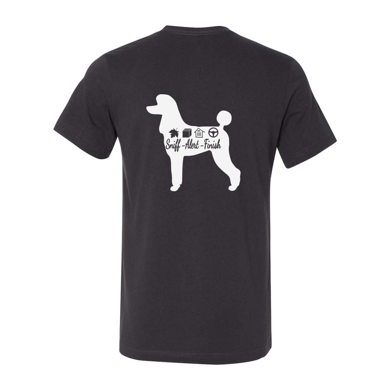 Scent Poodle 2 F/B Unisex Short Sleeve Jersey Tee