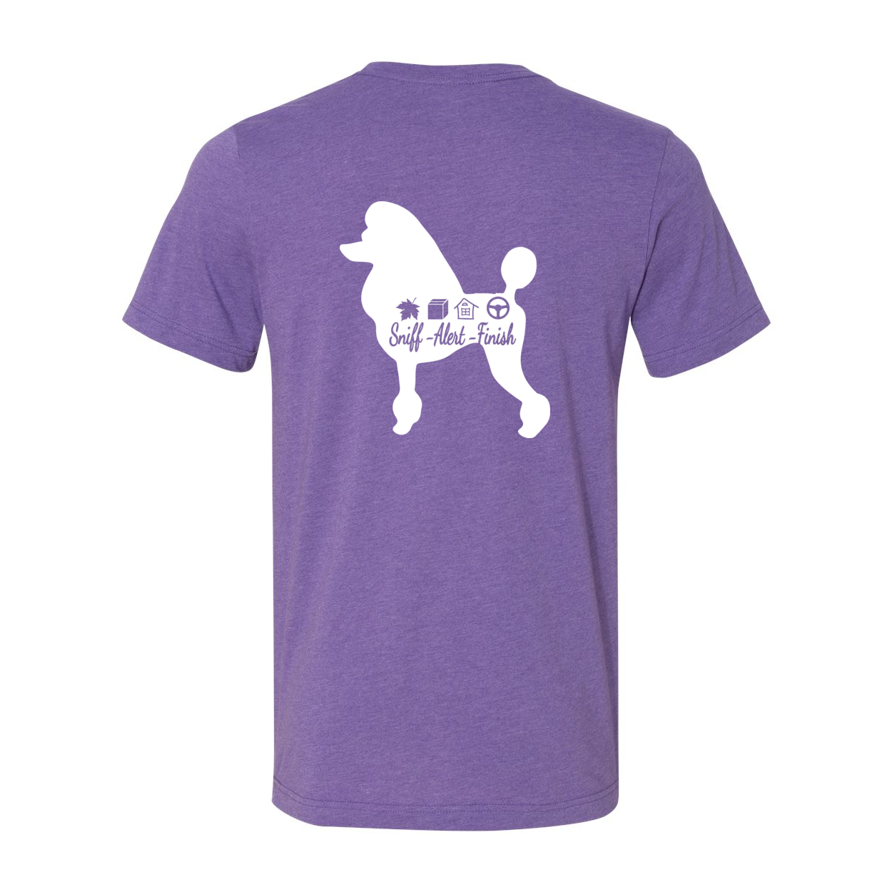 Scent Poodle Show Cut F/B Unisex Short Sleeve Jersey Tee