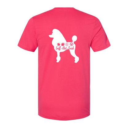 Scent Poodle Show Cut F/B Unisex Short Sleeve Jersey Tee