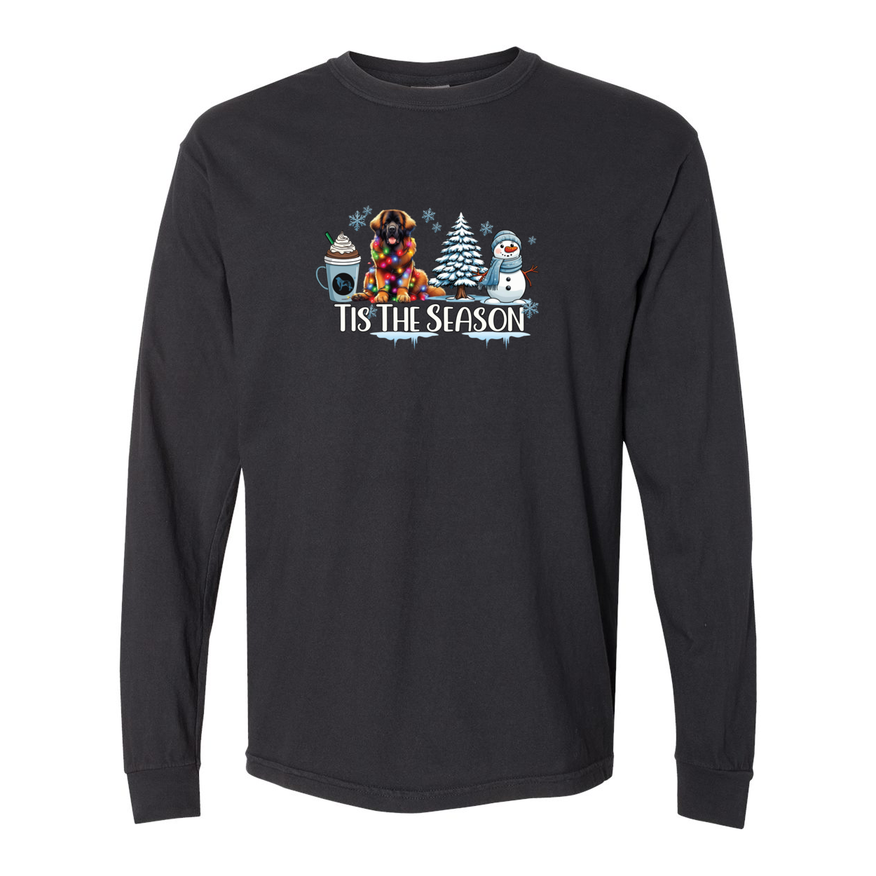 Leonberger Tis The Season Winter Long Sleeve T-Shirt