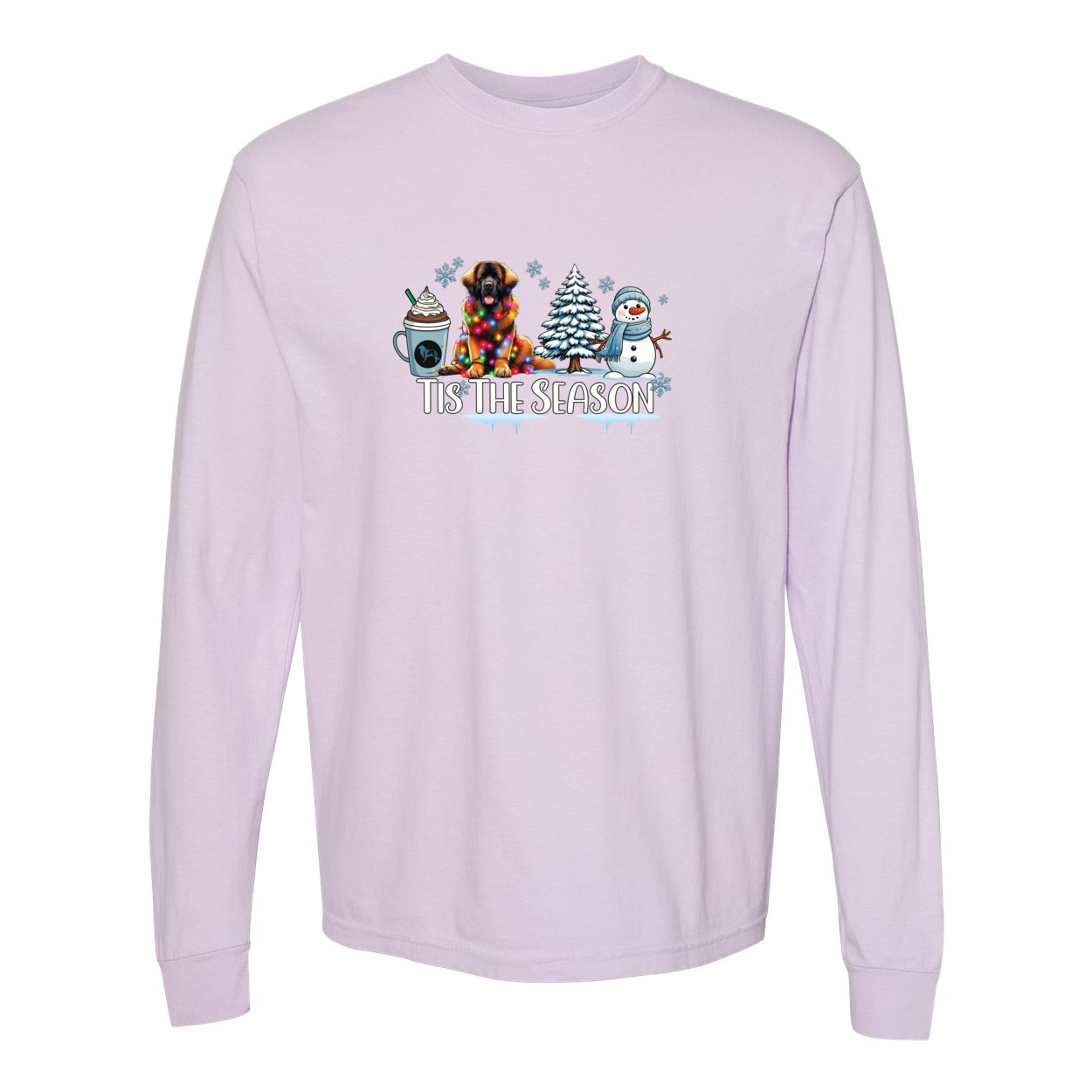 Leonberger Tis The Season Winter Long Sleeve T-Shirt