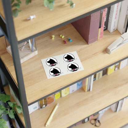 Titan Akitas Sticker Sheet — Dog Silhouette Decal Pack