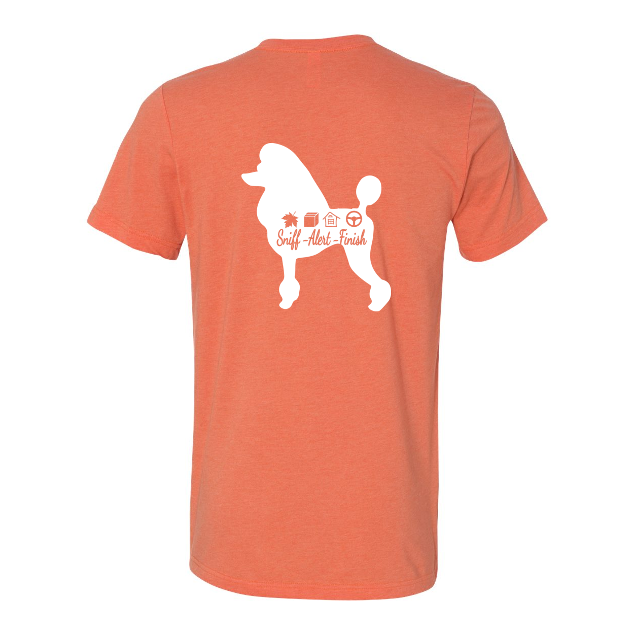 Scent Poodle Show Cut F/B Unisex Short Sleeve Jersey Tee