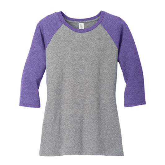 Tis The Season Working Dog Breed 3/4-Sleeve Raglan Front/Back Print