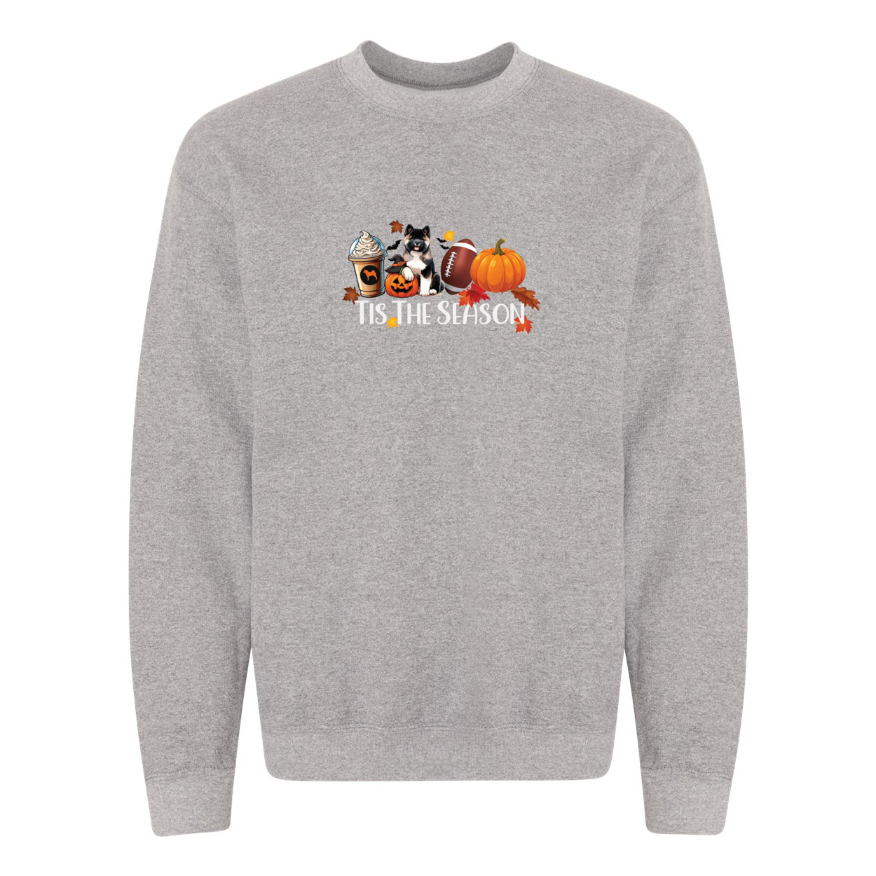 Akita Tis The Season Pumpkin Gildan Sweatshirt