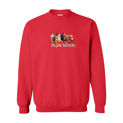 Poodle Tis The Season Fall Heavy Blend Crewneck Sweatshirt