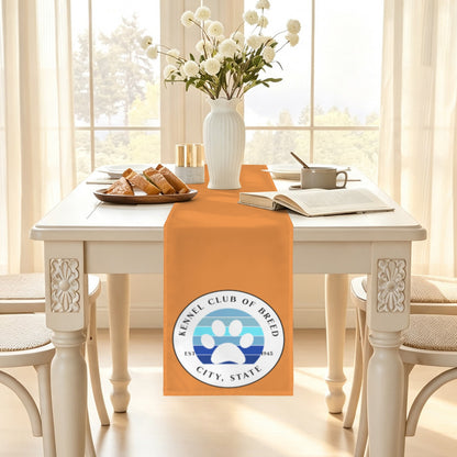 peach skin table runner