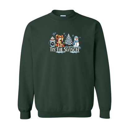 Russian Toy Tis The Season Winter Heavy Blend Crewneck Sweatshirt