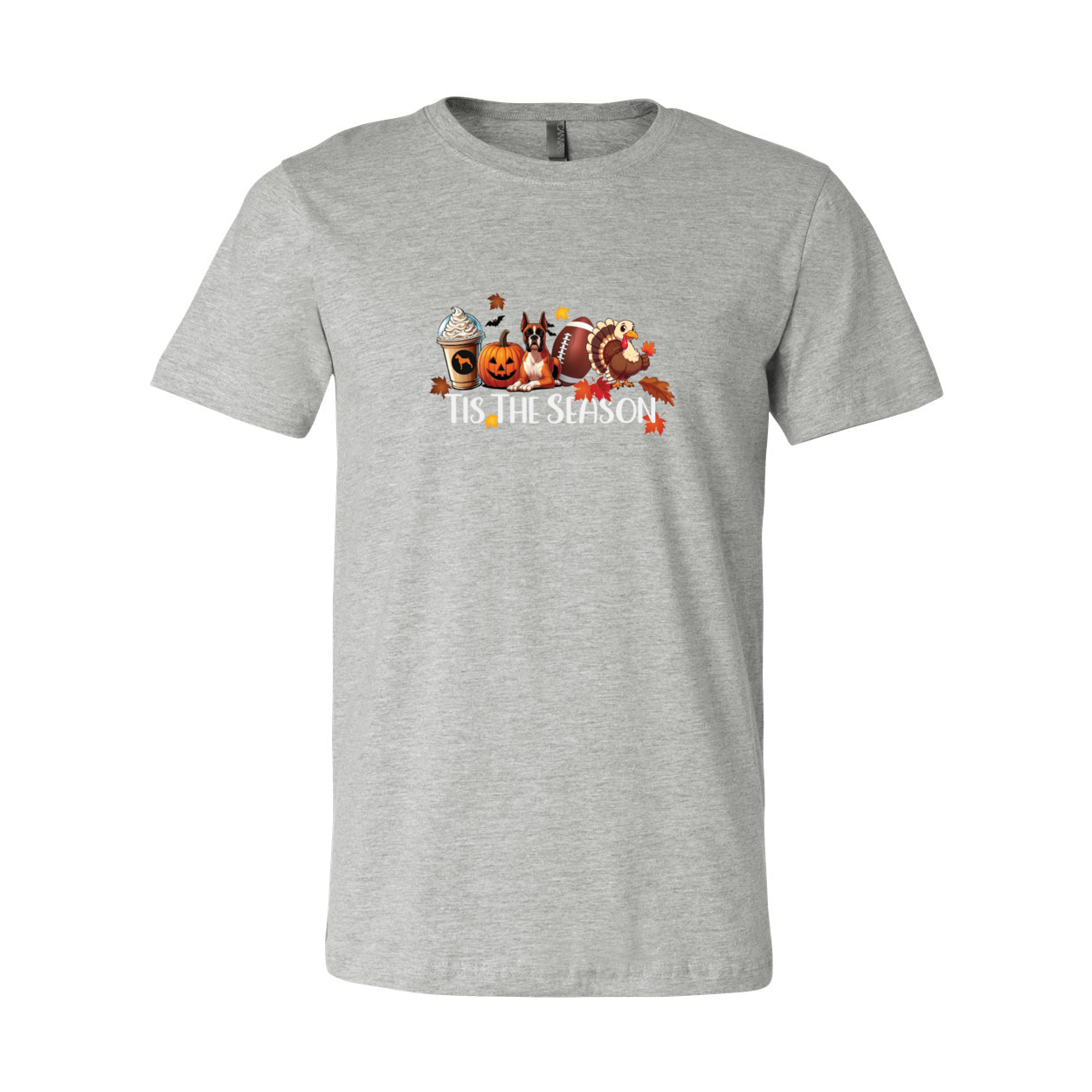 Boxer Tis The Season Turkey Unisex Short Sleeve Jersey Tee