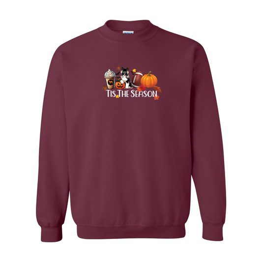 Akita Tis The Season Pumpkin Gildan Sweatshirt