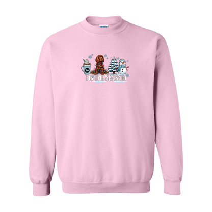 Sussex Tis The Season Winter Heavy Blend Crewneck Sweatshirt