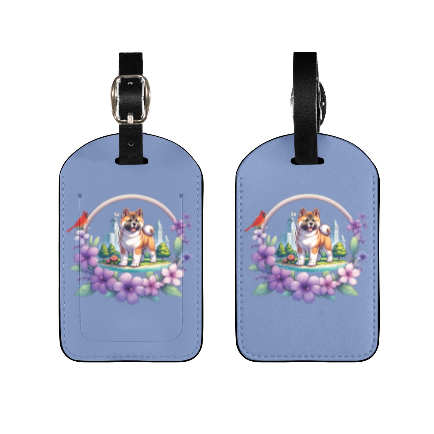 IL Akita Luggage Tag