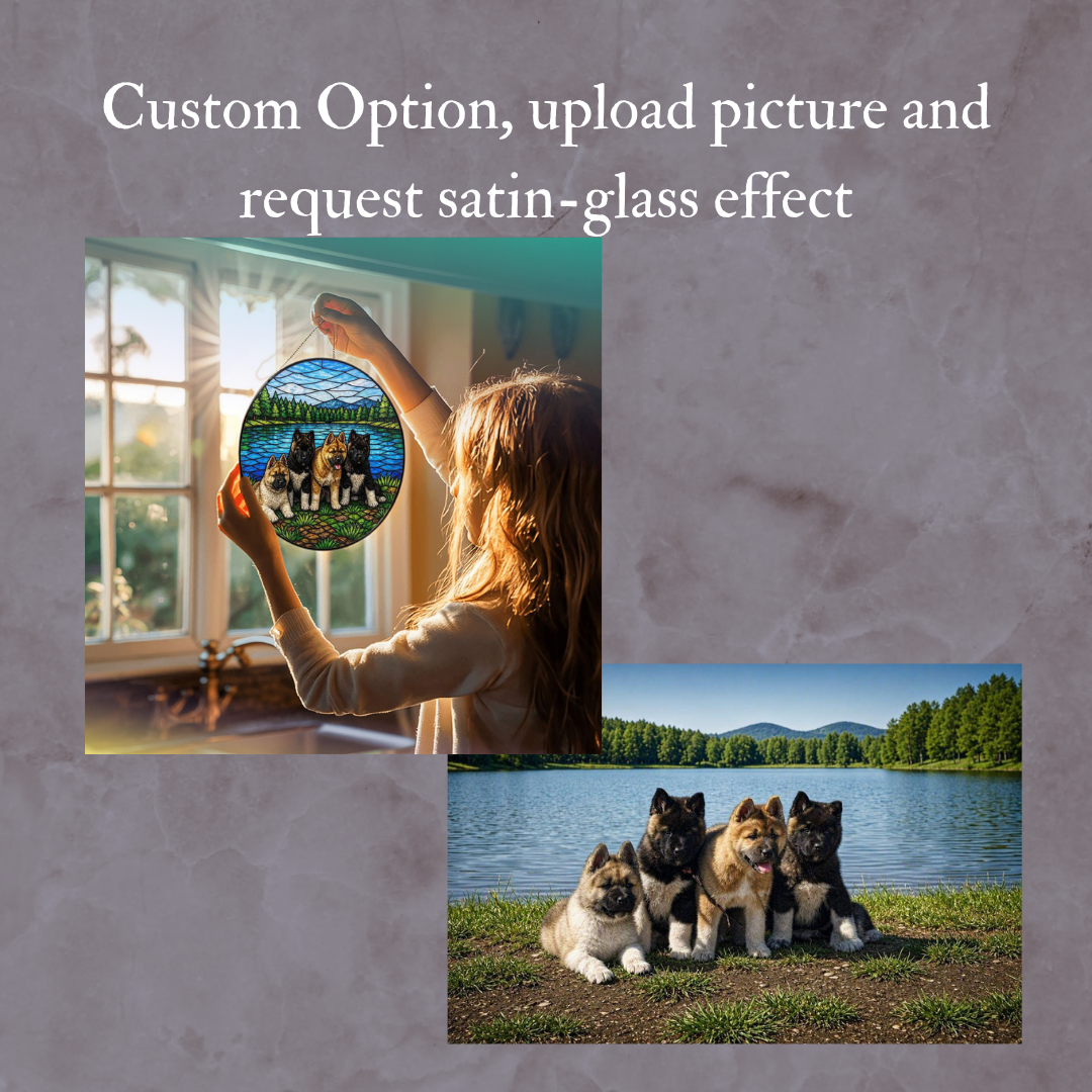 Stained Glass Window Hanging Suncatcher Global