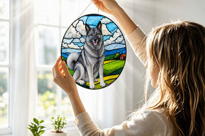 Stained Glass Window Hanging Suncatcher Global