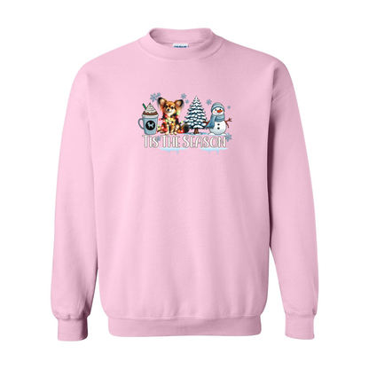 Russian Toy Tis The Season Winter Heavy Blend Crewneck Sweatshirt